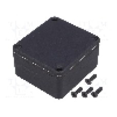 Carcasa aluminiu, 55mmx60mmx35mm, IP66, HAMMOND - 1550WQBK