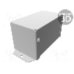 Carcasa aluminiu, 56mmx102mmx56mm, HAMMOND - 1411FBHBK