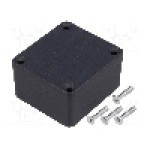 Carcasa aluminiu, 58mmx64mmx35mm, IP66, HAMMOND - 1550Z104BK