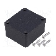 Carcasa aluminiu, 58mmx64mmx35mm, IP66, HAMMOND - 1550Z104BK