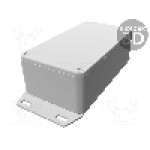 Carcasa aluminiu, 60mmx112mmx38mm, IP54, HAMMOND - 1590B2FBK Carcasa aluminiu, 60mmx112mmx38mm, IP54, HAMMOND - 1590B2FBK