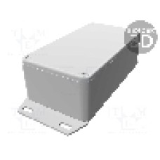 Carcasa aluminiu, 60mmx112mmx38mm, IP54, HAMMOND - 1590B2FBK