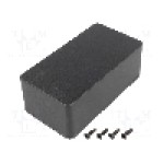 Carcasa aluminiu, 60mmx112mmx42mm, IP54, HAMMOND - 1590BSBK