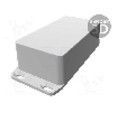 Carcasa aluminiu, 60mmx112mmx42mm, IP65, HAMMOND - 1590WB2FLBK