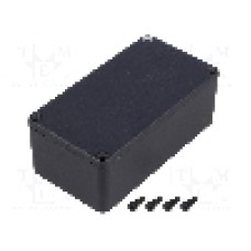 Carcasa aluminiu, 60mmx120mmx42mm, IP65, HAMMOND - 1590WBSBK