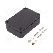 Carcasa aluminiu, 64mmx98mmx36mm, IP66, HAMMOND - 1590Z062BK