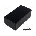 Carcasa aluminiu, 66mmx121mmx39mm, IP54, HAMMOND - 1590N1BK