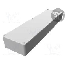 Carcasa aluminiu, 70mmx254mmx35mm, IP65, HAMMOND - 1590WBX2BK