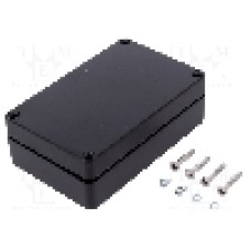 Carcasa aluminiu, 80mmx125mmx40mm, IP67, GAINTA - G107BK-IP67