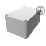 Carcasa aluminiu, 80mmx125mmx58mm, IP66, HAMMOND - 1550Z108BK