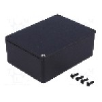 Carcasa aluminiu, 82mmx111mmx44mm, IP54, HAMMOND - 1590SBK