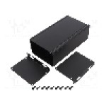 Carcasa aluminiu, 89mmx160mmx56mm, HAMMOND - 1455ZT1601BK Carcasa aluminiu, 89mmx160mmx56mm, HAMMOND - 1455ZT1601BK