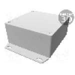 Carcasa aluminiu, 92mmx92mmx42mm, IP65, HAMMOND - 1590WYFBK Carcasa aluminiu, 92mmx92mmx42mm, IP65, HAMMOND - 1590WYFBK