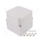 Carcasa policarbonat, 120mmx120mmx120mm, IP66, IP67, WEIDMÜLLER - MPC 12/12/12 7035