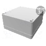 Carcasa policarbonat, 120mmx120mmx60mm, HAMMOND - 1554N2GY