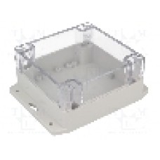 Carcasa policarbonat, 120mmx120mmx60mm, IP65, GAINTA - G278CMF