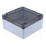 Carcasa policarbonat, 120mmx120mmx60mm, IP66, HAMMOND - 1554N2GYSL Carcasa policarbonat, 120mmx120mmx60mm, IP66, HAMMOND - 1554N2GYSL