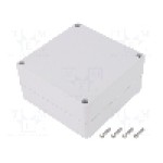 Carcasa policarbonat, 120mmx120mmx60mm, IP67, GAINTA - G278-IP67