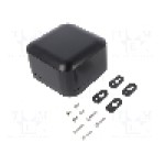 Carcasa policarbonat, 120mmx120mmx70mm, IP68, HAMMOND - 1557DA2BK