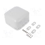 Carcasa policarbonat, 120mmx120mmx70mm, IP68, HAMMOND - 1557DA2GY