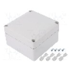 Carcasa policarbonat, 120mmx120mmx75mm, IP66, IP67, WEIDMÜLLER - MPC 12/12/07 7035