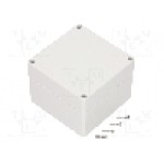 Carcasa policarbonat, 120mmx120mmx90mm, IP65, GAINTA - G279