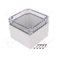 Carcasa policarbonat, 120mmx122mmx95mm, IP66, IP67, FIBOX - PCT 121210