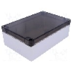 Carcasa policarbonat, 120mmx180mmx60mm, IP66, HAMMOND - 1554H2GYSL Carcasa policarbonat, 120mmx180mmx60mm, IP66, HAMMOND - 1554H2GYSL