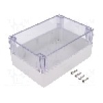 Carcasa policarbonat, 121mmx171mmx80mm, IP65, GAINTA - G 223C