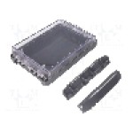 Carcasa policarbonat, 125mmx191mmx40mm, IP66, IP67, BOPLA - B 181304 PC-V0-G 7024 Carcasa policarbonat, 125mmx191mmx40mm, IP66, IP67, BOPLA - B 181304 PC-V0-G 7024