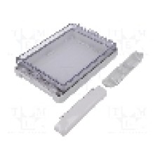 Carcasa policarbonat, 125mmx191mmx40mm, IP66, IP67, BOPLA - B 181304 PC-V0-G 7035