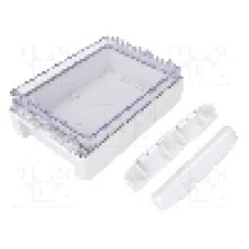 Carcasa policarbonat, 125mmx191mmx60mm, IP66, IP67, BOPLA - B 181306 PC-V0-G 7035