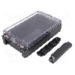 Carcasa policarbonat, 125mmx231mmx60mm, IP66, IP67, BOPLA - B 221306 PC-V0-G 7024 Carcasa policarbonat, 125mmx231mmx60mm, IP66, IP67, BOPLA - B 221306 PC-V0-G 7024