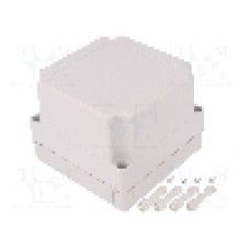 Carcasa policarbonat, 130mmx130mmx100mm, IP66, IP67, FIBOX - PC 125/100 LG