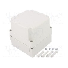 Carcasa policarbonat, 130mmx130mmx125mm, IP66, IP67, FIBOX - PC 125/125 HG