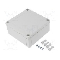 Carcasa policarbonat, 130mmx130mmx60mm, IP66, IP67, FIBOX - PC 125/60 HG