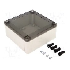 Carcasa policarbonat, 130mmx130mmx60mm, IP66, IP67, FIBOX - PC 125/60 HT