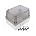 Carcasa policarbonat, 130mmx180mmx125mm, IP66, IP67, FIBOX - PCM 150/125 T Carcasa policarbonat, 130mmx180mmx125mm, IP66, IP67, FIBOX - PCM 150/125 T