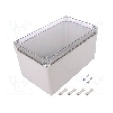 Carcasa policarbonat, 140mmx230mmx125mm, IP66, IP67, FIBOX - PC MH 125 T