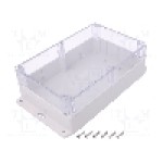 Carcasa policarbonat, 146mmx222mmx75mm, IP67, GAINTA - G232CMF-IP67