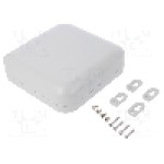 Carcasa policarbonat, 160mmx160mmx45mm, IP68, HAMMOND - 1557F2GY