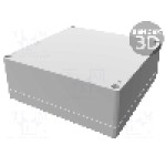 Carcasa policarbonat, 160mmx160mmx60mm, IP66, HAMMOND - 1554R2GYCL Carcasa policarbonat, 160mmx160mmx60mm, IP66, HAMMOND - 1554R2GYCL