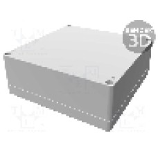 Carcasa policarbonat, 160mmx160mmx60mm, IP66, HAMMOND - 1554R2GYCL