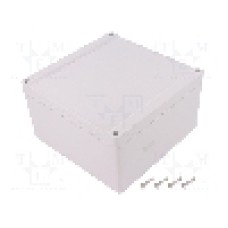 Carcasa policarbonat, 160mmx160mmx90mm, HAMMOND - 1555S2GY