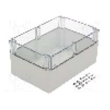 Carcasa policarbonat, 164mmx244mmx120mm, IP66, IP67, FIBOX - PCT 162412 Carcasa policarbonat, 164mmx244mmx120mm, IP66, IP67, FIBOX - PCT 162412