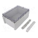 Carcasa policarbonat, 170mmx271mmx120mm, IP66, IP67, BOPLA - B 261712 PC-V0-G 7035