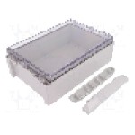 Carcasa policarbonat, 170mmx271mmx90mm, IP66, IP67, BOPLA - B 261709 PC-V0-G 7035