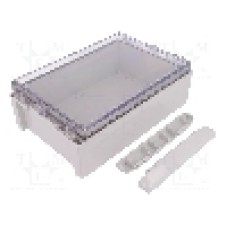 Carcasa policarbonat, 170mmx271mmx90mm, IP66, IP67, BOPLA - B 261709 PC-V0-G 7035