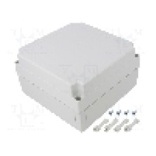 Carcasa policarbonat, 180mmx180mmx100mm, IP66, IP67, FIBOX - PC 175/100 HG Carcasa policarbonat, 180mmx180mmx100mm, IP66, IP67, FIBOX - PC 175/100 HG