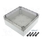 Carcasa policarbonat, 180mmx180mmx75mm, IP66, IP67, FIBOX - PC 175/75 HT